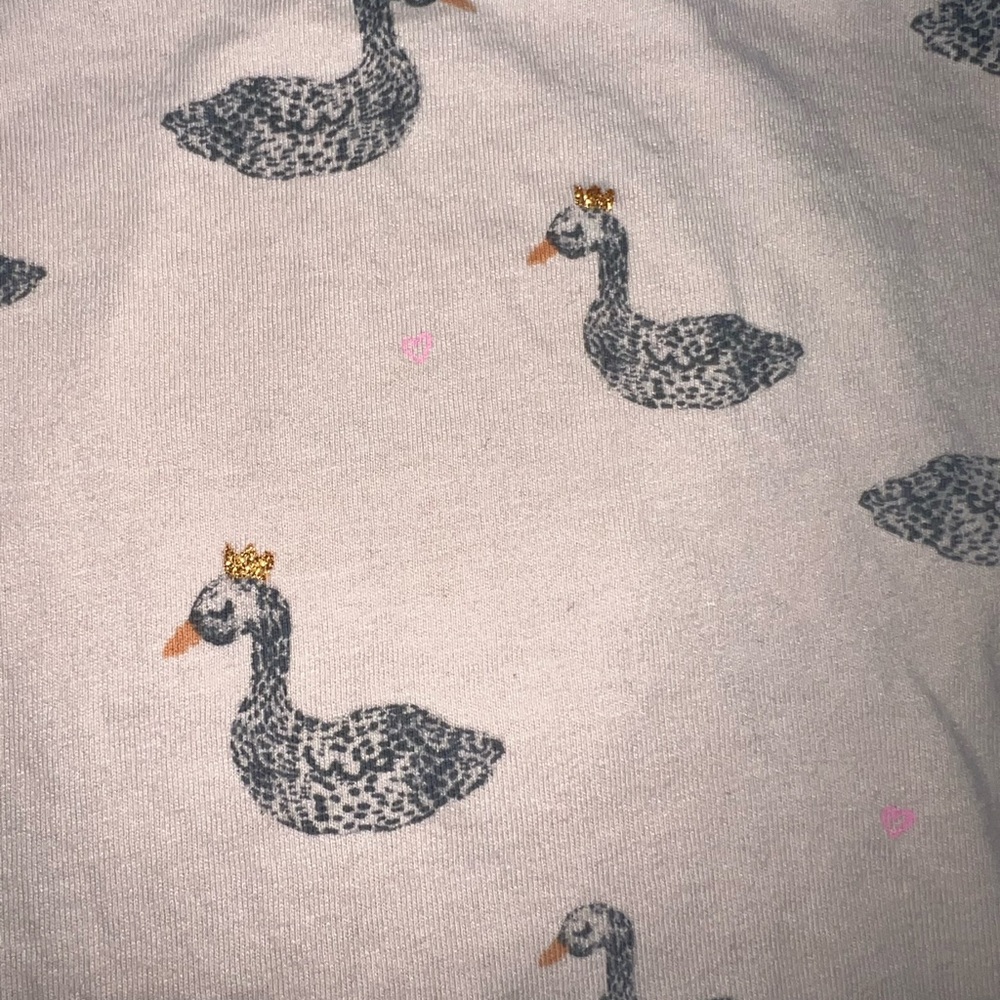 ZARA Swann print long sleeve tee - Picture 2 of 4